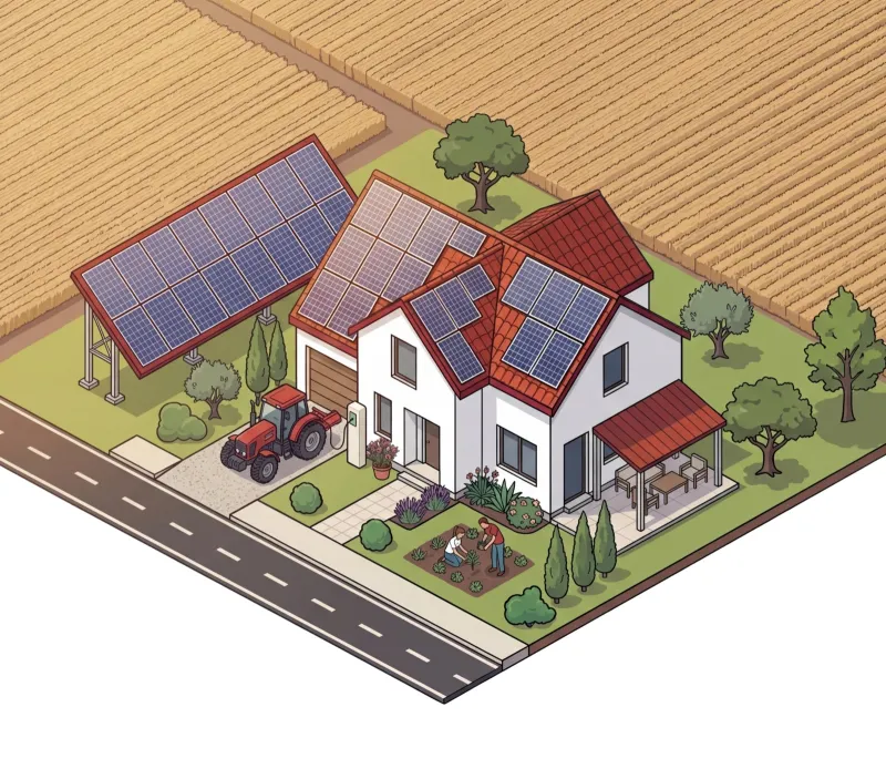 Solarna elektrana za domaćinstvo — Bačka Topola