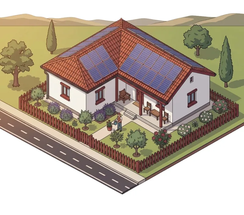 Solar panel maintenance service